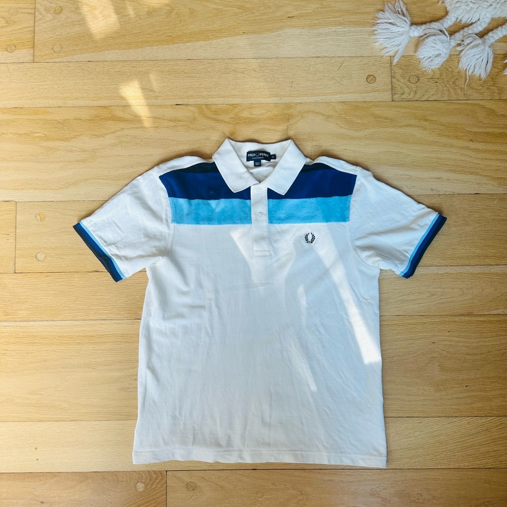 Fred Perry toweling sports authentic polo shirt size Medium